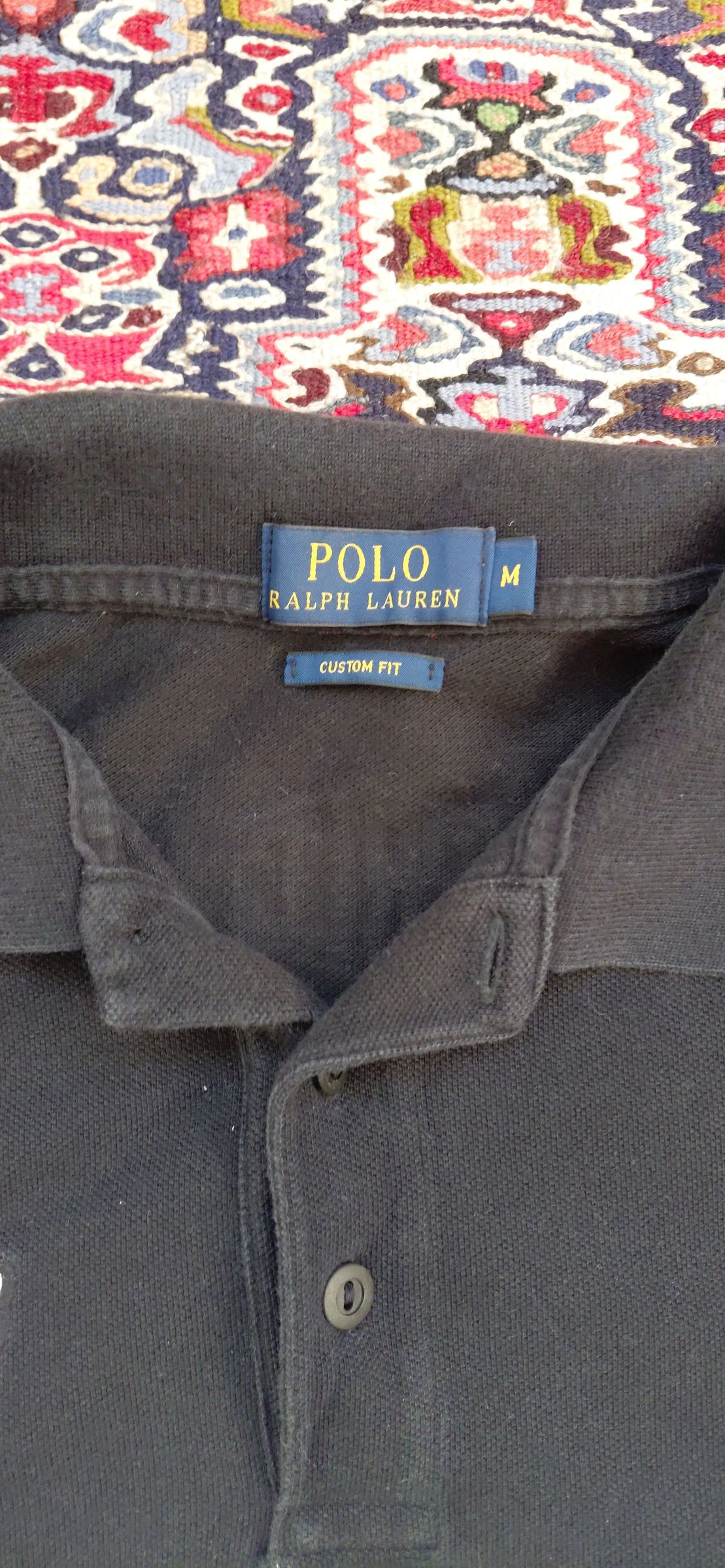 Polo Ralph Lauren Interboro Cycling Negro & Blanco – Talla M – 100% Auténtico – Muy buen estado – photo 5